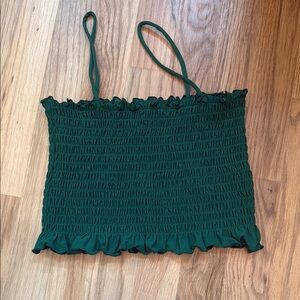 Green Crop Top